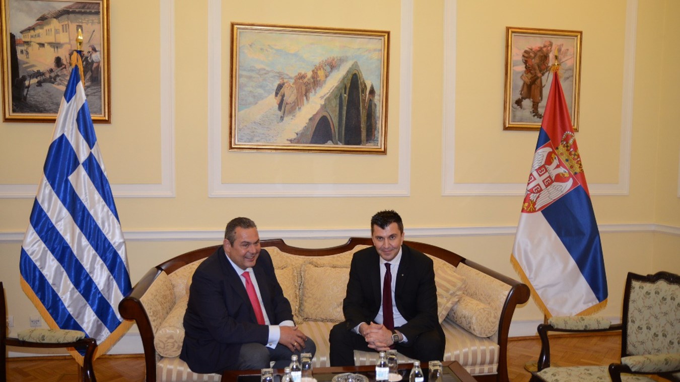 Επίσημη επίσκεψη του Πάνου Καμμένου στο Βελιγράδι – ΦΩΤΟ