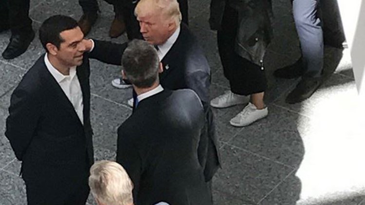 Τετ α τετ Τσίπρα-Τραμπ στις Βρυξέλλες – ΦΩΤΟ