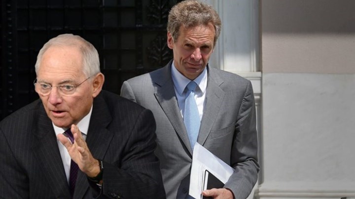 Αναβολή στο θέμα του χρέους ή μπλόκο στη δόση – Ανυποχώρητοι Σόιμπλε και Τόμσεν