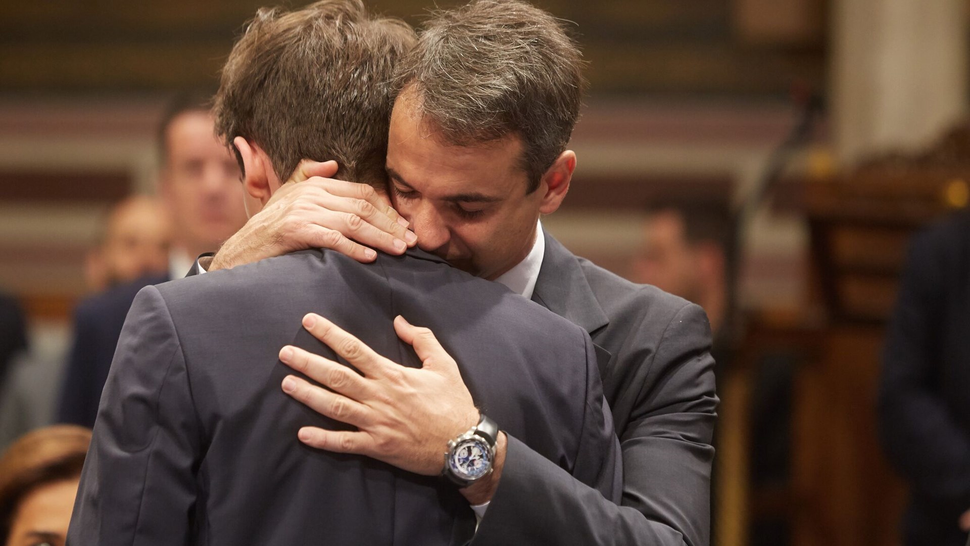 Ο συγκινητικός αποχαιρετισμός του Κυριάκου Μητσοτάκη στον πατέρα του – ΒΙΝΤΕΟ