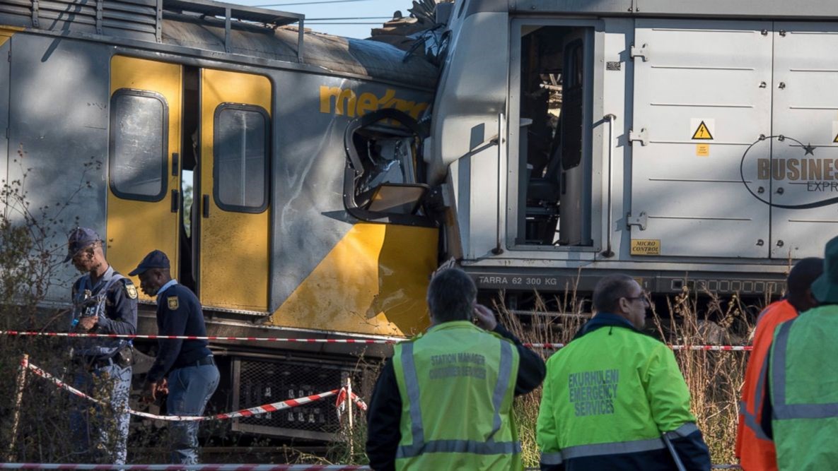 Ένας νεκρός από σύγκρουση τρένων στη Νότια Αφρική – ΦΩΤΟ