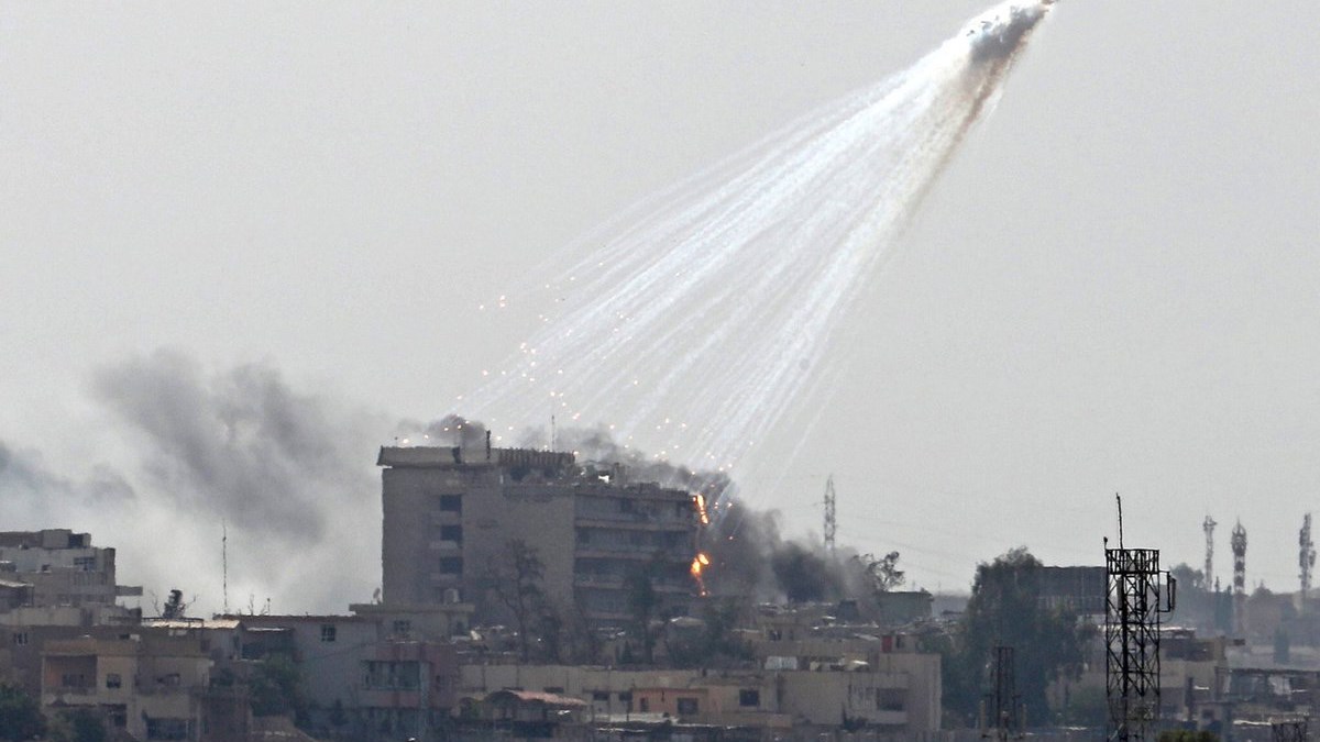 Επίθεση με βόμβες φωσφόρου στην Μοσούλη – ΦΩΤΟ – ΒΙΝΤΕΟ