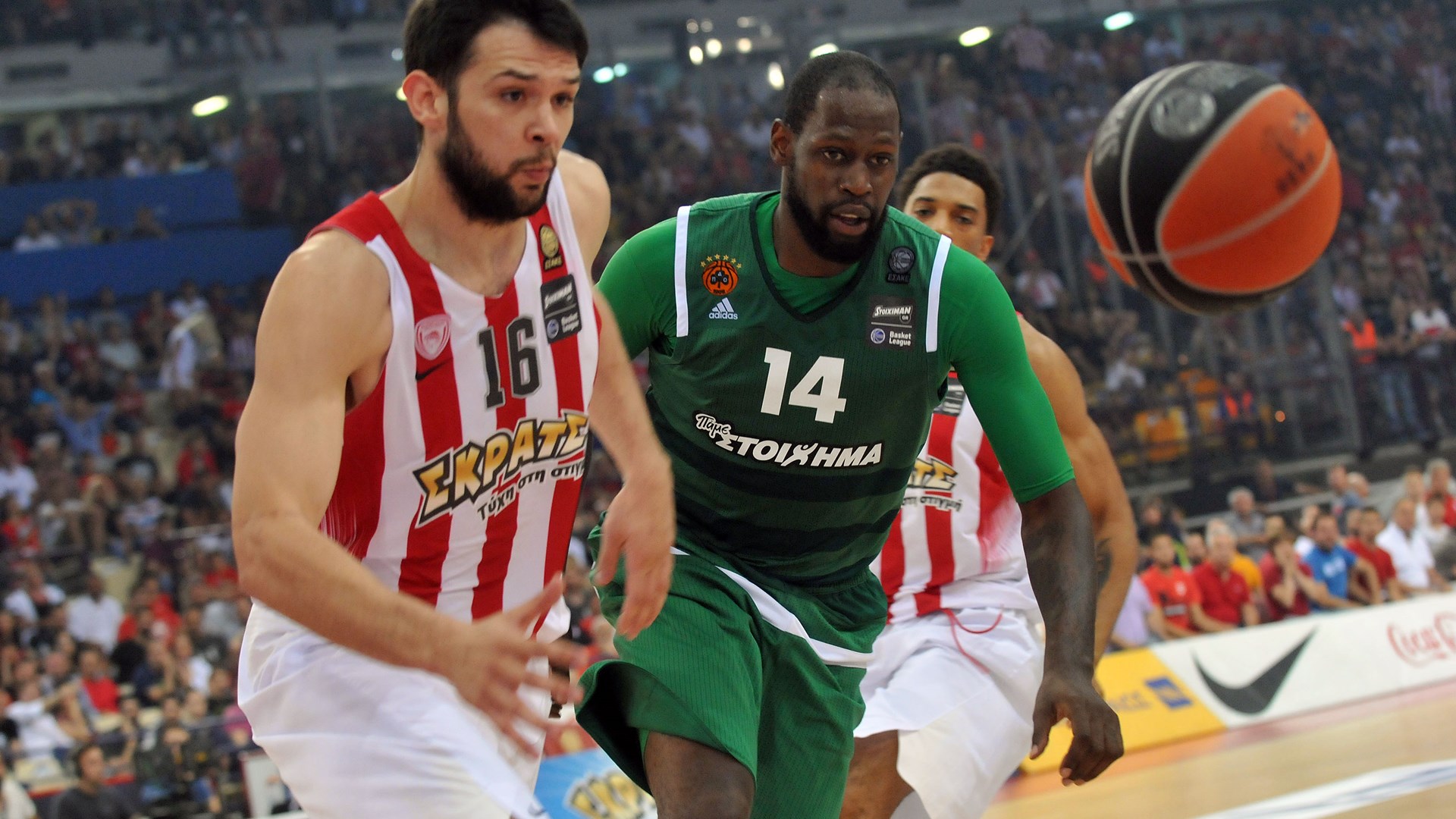 Ολυμπιακός – Παναθηναϊκός 43- 43 (30′)