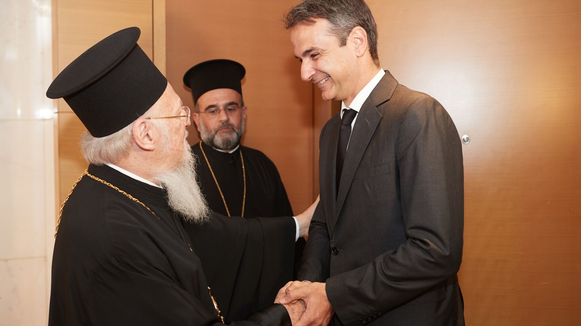 Συνάντηση του Μητσοτάκη με τον Οικουμενικό Πατριάρχη Βαρθολομαίο – ΦΩΤΟ