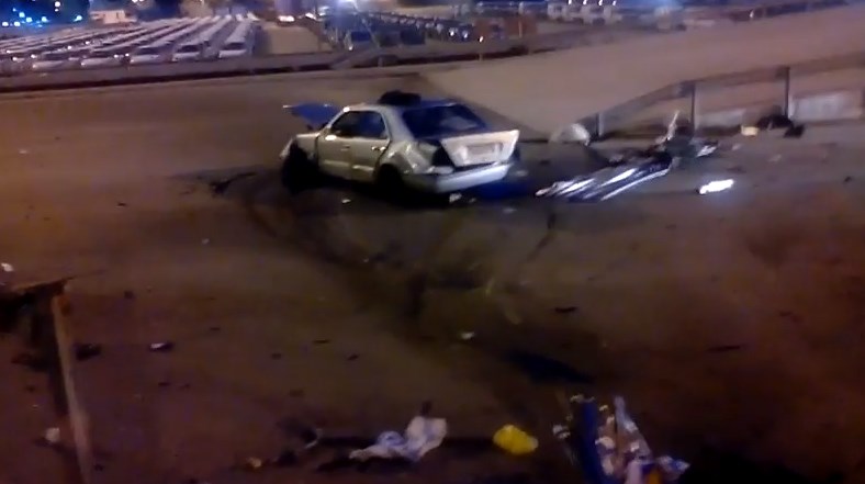 Τρομακτικό τροχαίο στο Κερατσίνι – ΒΙΝΤΕΟ