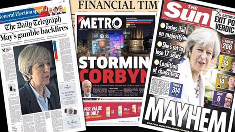 Βρετανικός Τύπος: Η Μέι χάνει το μεγάλο της στοίχημα – Το Ηνωμένο Βασίλειο στην κόψη του ξυραφιού