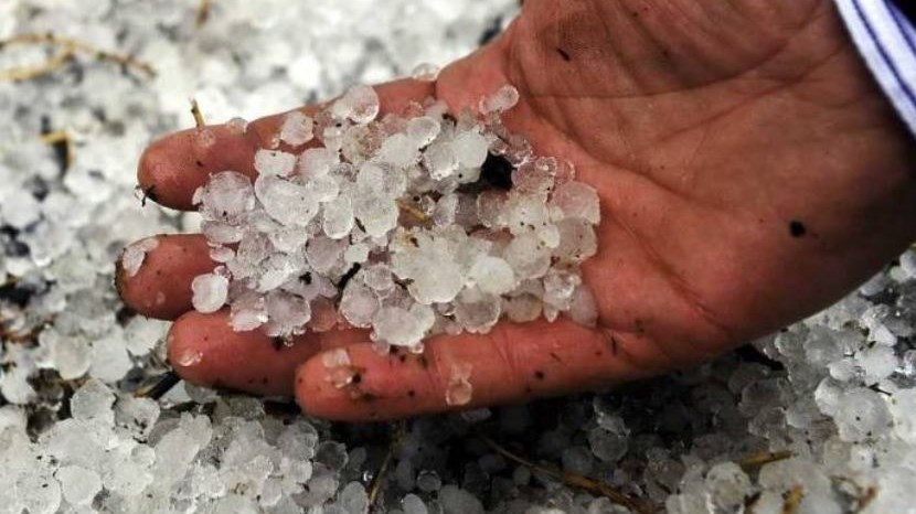 Έντονη χαλαζόπτωση έπληξε την Κέρκυρα