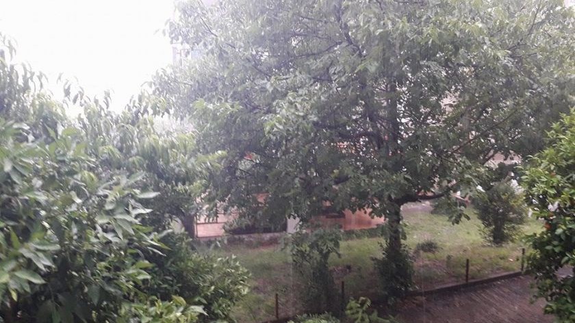 Αγρίνιο: Προβλήματα από ισχυρή νεροποντή και χαλαζόπτωση – ΒΙΝΤΕΟ