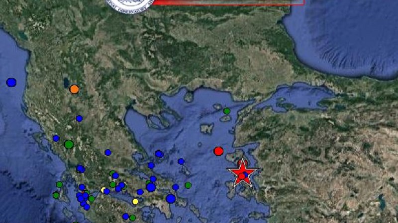 Νέοι μετασεισμοί στη Μυτιλήνη – ΤΩΡΑ