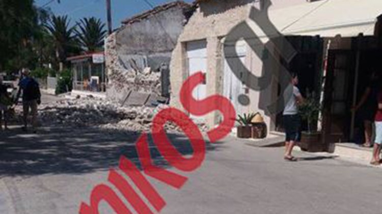Φωτογραφίες από τα χαλάσματα μετά το σεισμό στη Μυτιλήνη – ΤΩΡΑ