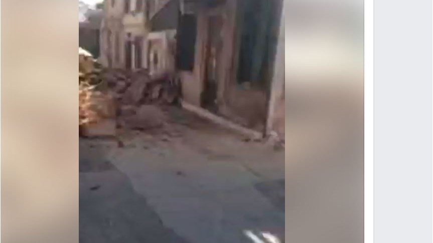 ΒΙΝΤΕΟ ντοκουμέντο από τον σεισμό στη Μυτιλήνη