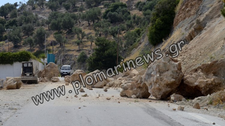 Νέες εικόνες από τις ζημιές στο Πλωμάρι – ΦΩΤΟ
