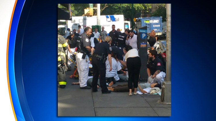 Εικόνες από την έκρηξη σε κτίριο στο Μανχάταν – ΒΙΝΤΕΟ