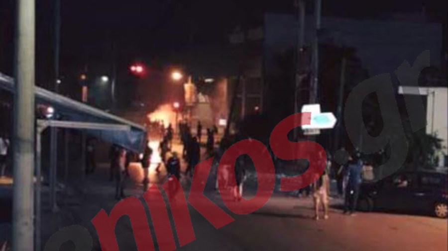 Πεδίο μάχης το Μενίδι – ΦΩΤΟ αναγνώστη από τα χθεσινά επεισόδια