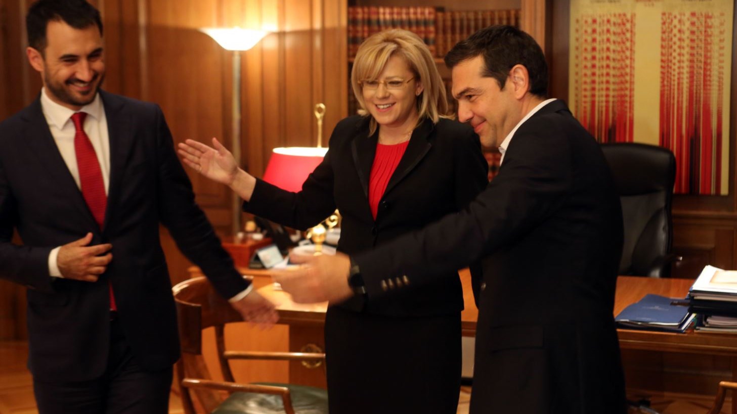 Συνάντηση Τσίπρα-Κρετσού – Στο επίκεντρο τα κοινοτικά κονδύλια και ο σεισμός της Λέσβου