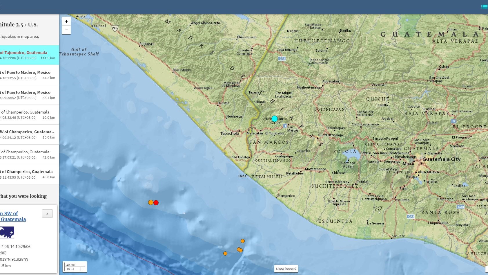 Ισχυρός σεισμός 6,9 Ρίχτερ στα σύνορα Γουατεμάλας – Μεξικού