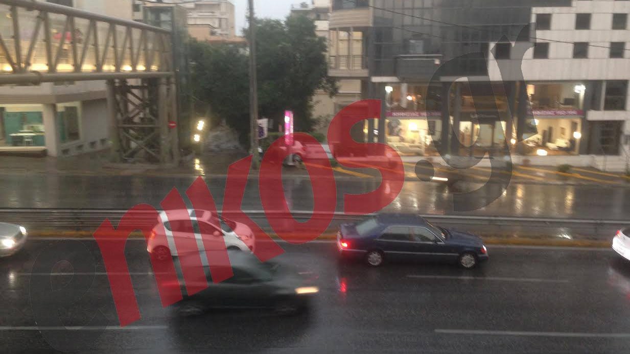 Ισχυρή καταιγίδα στην Αττική – ΦΩΤΟ – ΤΩΡΑ