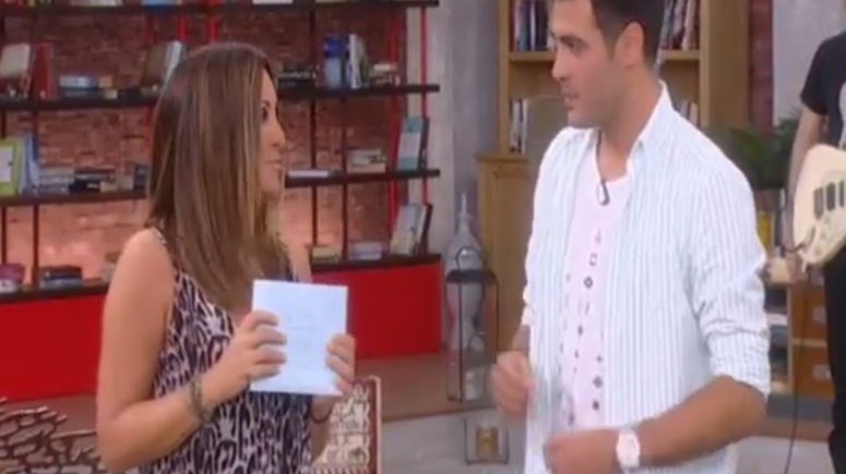Η έκπληξη της Ναταλίας Γερμανού στον Κώστα Μαρτάκη on air – ΒΙΝΤΕΟ