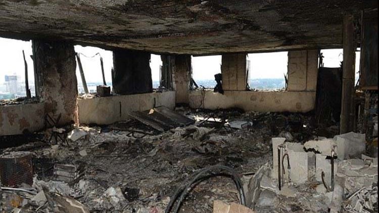 Συγκλονίζουν οι εικόνες από το εσωτερικό του “πύργου της κολάσεως” στο Λονδίνο – ΒΙΝΤΕΟ