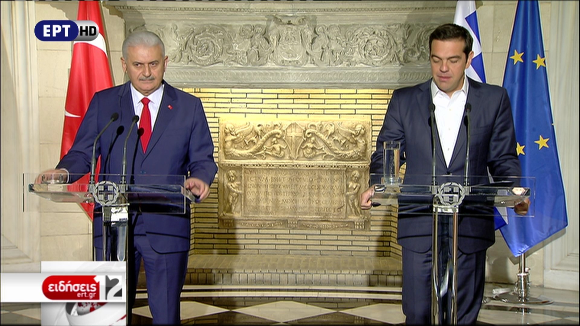 ΑΠΕΥΘΕΙΑΣ – Η κοινή συνέντευξη Τύπου Τσίπρα – Γιλντιρίμ