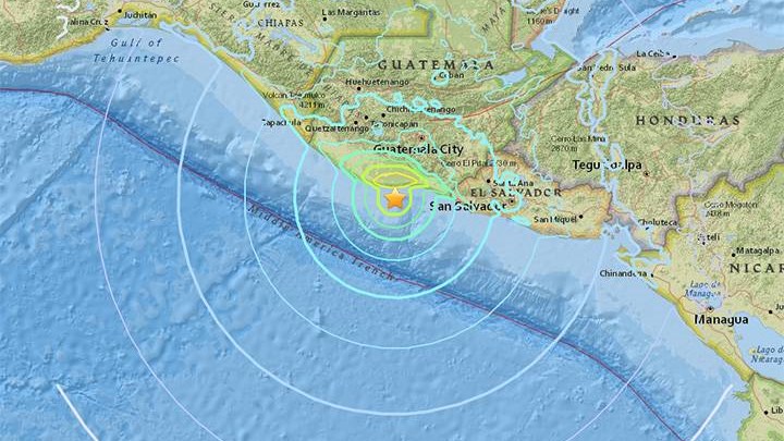 Ισχυρός σεισμός 6,8 Ρίχτερ στη Γουατεμάλα