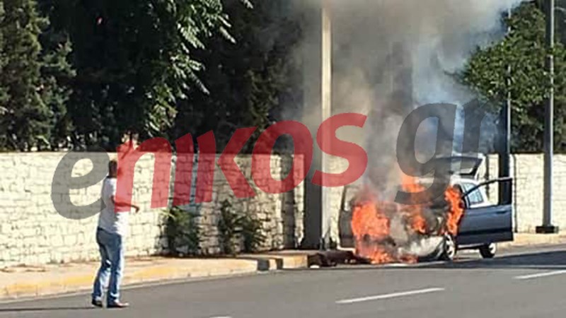 Φλεγόμενο όχημα στην Κηφισίας – ΦΩΤΟ αναγνώστη – ΤΩΡΑ