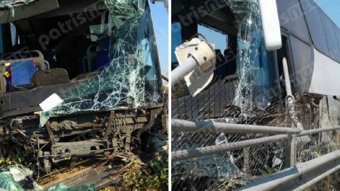 Τρόμος για επιβάτες λεωφορείου – Σώθηκαν από θαύμα – ΦΩΤΟ