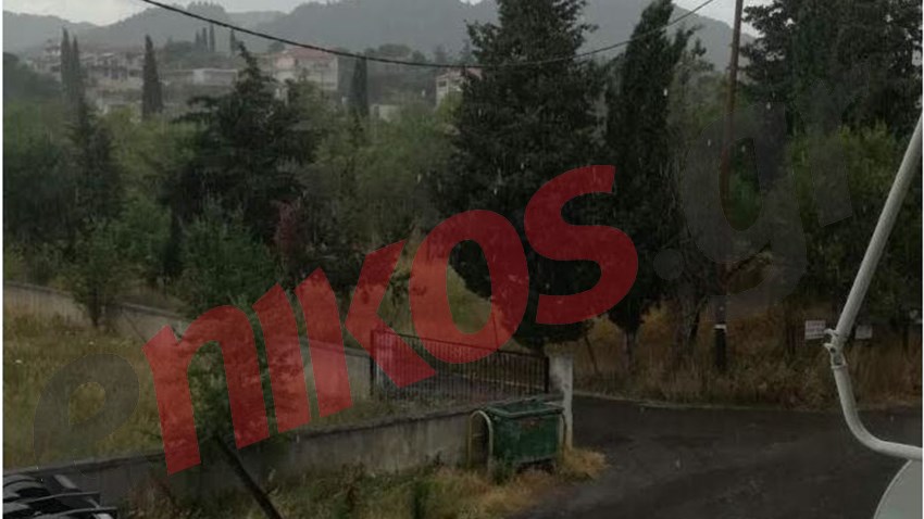 Ξαφνικό μπουρίνι στην Τρίπολη – ΦΩΤΟ αναγνώστη