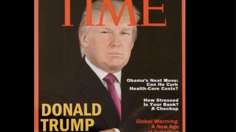 Το έκανε και… αυτό ο Τραμπ – Πλαστογράφησε εξώφυλλο του TIME – ΦΩΤΟ