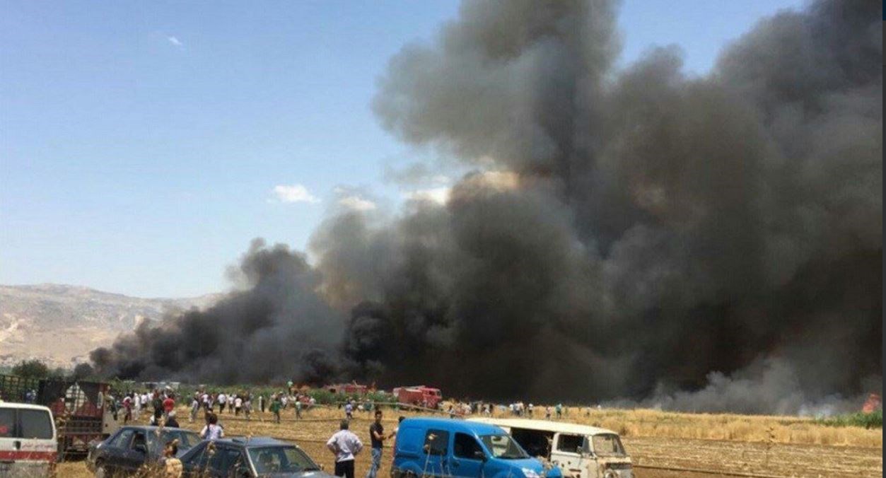 Ένας νεκρός από πυρκαγιά σε καταυλισμό Σύρων προσφύγων στον Λίβανο – BINTEO