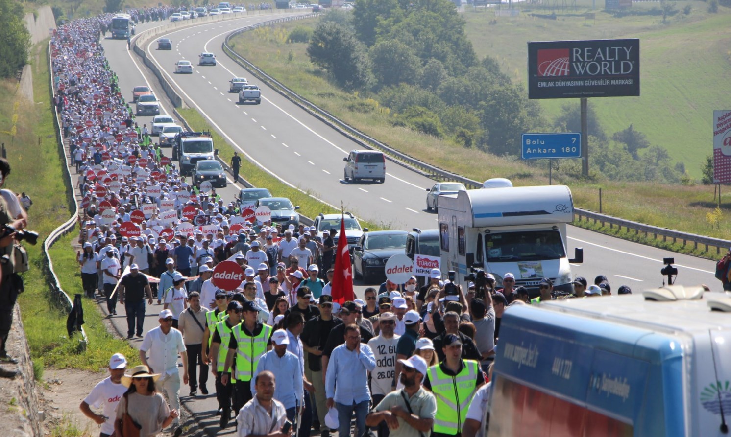 Τουρκία: Κορυφώνεται η «Πορεία για τη δικαιοσύνη»