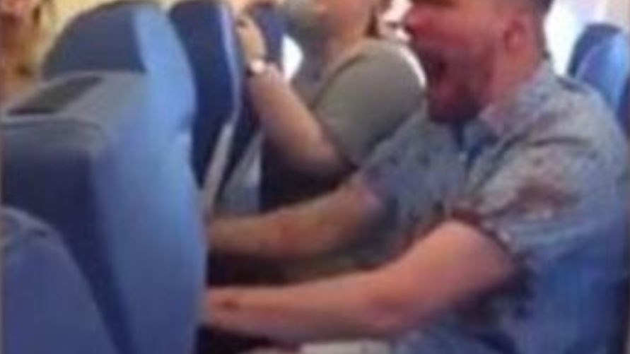 Τρόμος στον αέρα – Άρχισε να ουρλιάζει μέσα στα αίματα – ΒΙΝΤΕΟ