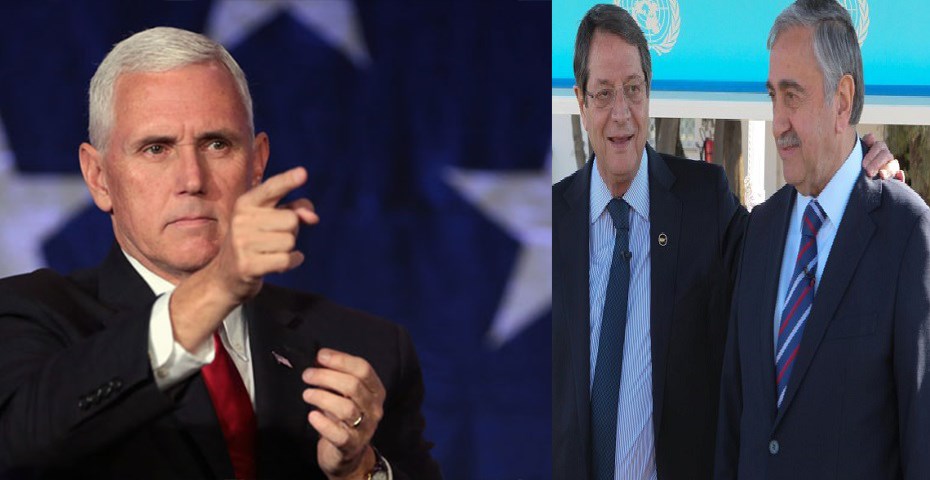 Παρέμβαση του Τραμπ για το Κυπριακό ζήτησε από τον Μάικ Πενς ο Νίκος Αναστασιάδης