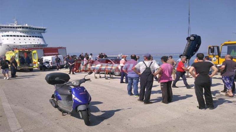 Πτώση αυτοκινήτου στο λιμάνι της Πάτρας – Νεκρός ο οδηγός – ΦΩΤΟ – ΒΙΝΤΕΟ