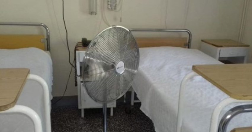 “Λιώνουν” οι ασθενείς στο Θριάσιο λόγω της έλλειψης κλιματισμού