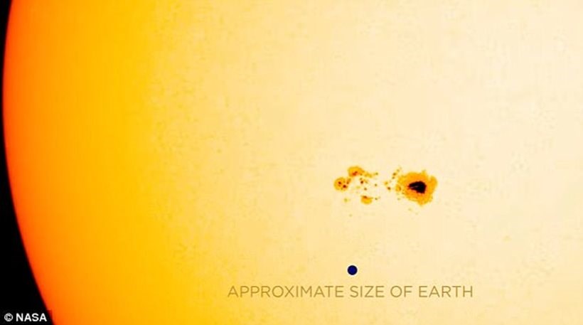 Μία τεράστια κηλίδα στον Ήλιο απειλεί τη Γη με μπλακάουτ