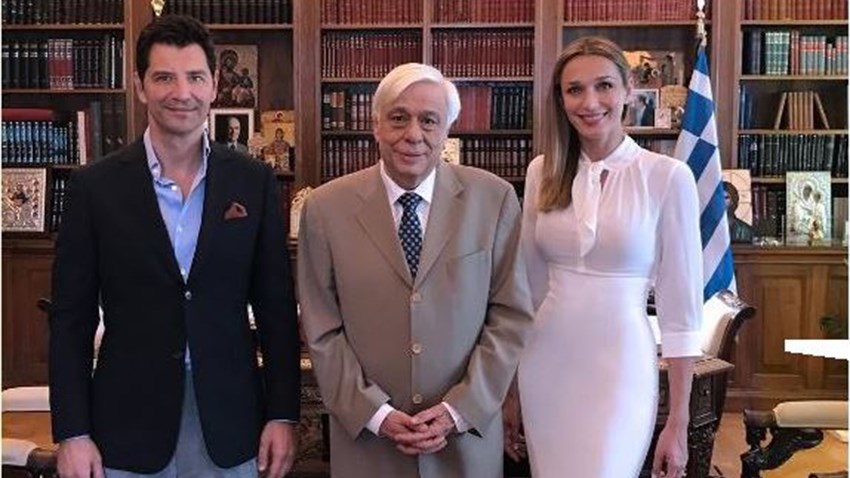 Ο Προκόπης Παυλόπουλος συναντήθηκε με τον Σάκη Ρουβά και την Κάτια Ζυγούλη