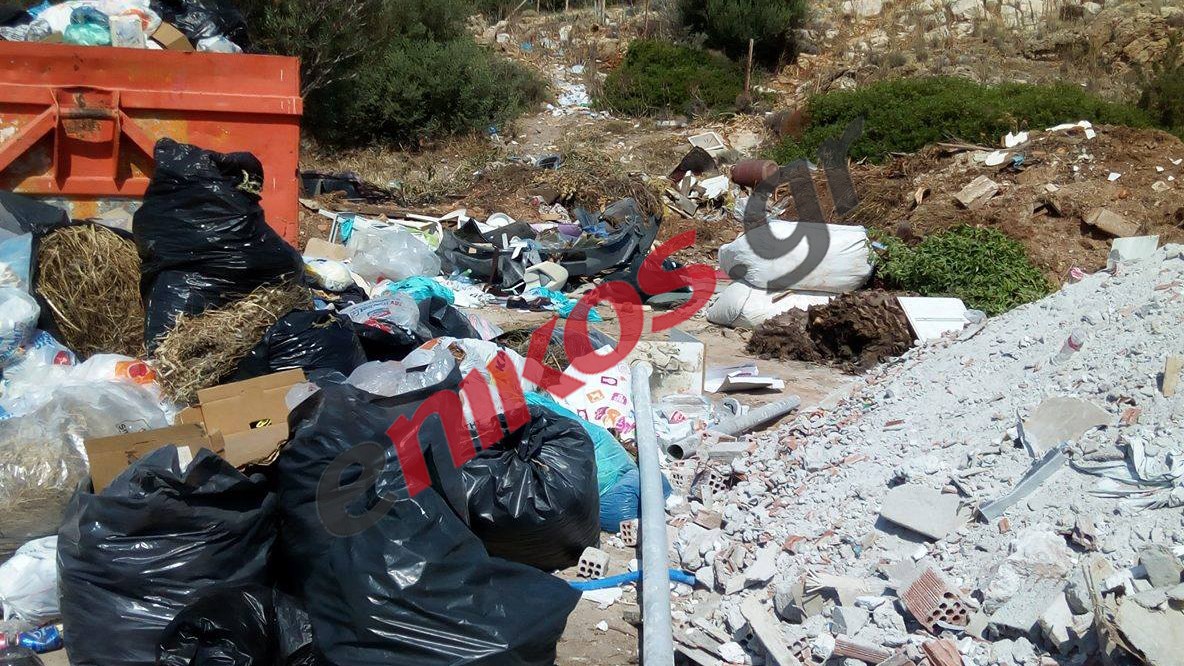 Σκουπιδότοπος-χωματερή στα όρια παραθεριστικών οικισμών στη Λαυρεωτική – ΦΩΤΟ αναγνώστη