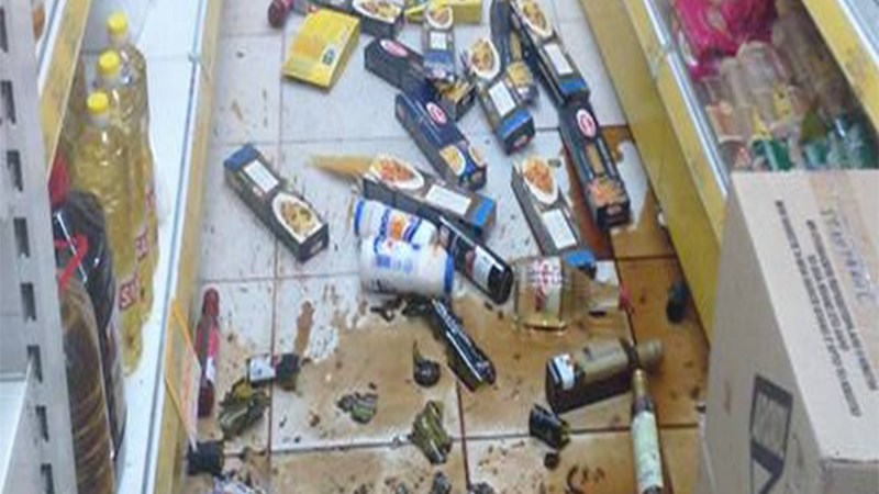 Ζημιές σε σούπερ μάρκετ από τον σεισμό των 5,3 Ρίχτερ στην Κρήτη – ΦΩΤΟ