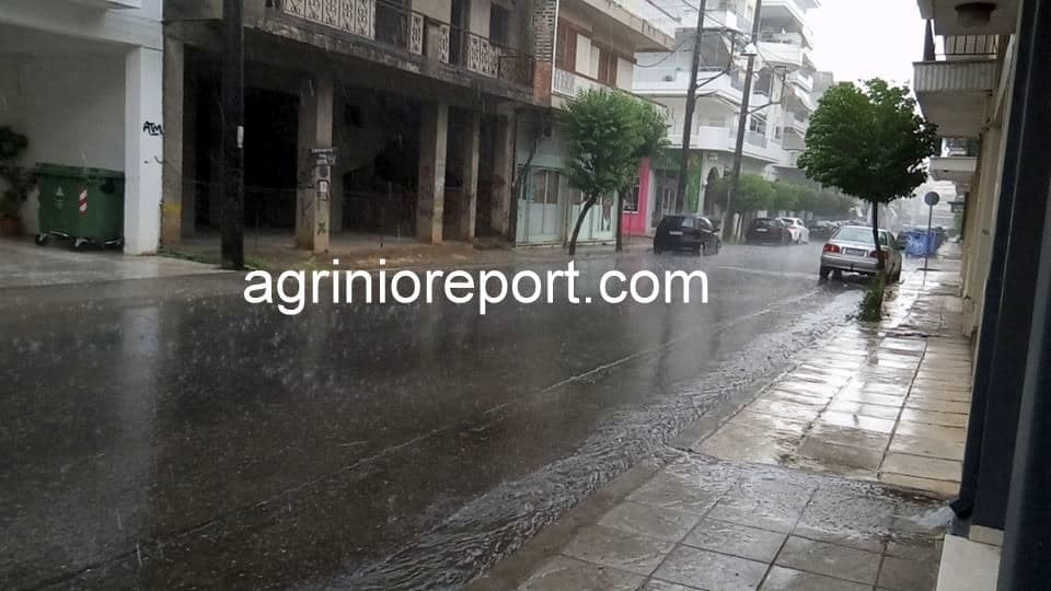 Καλοκαιρινό μπουρίνι στο Αγρίνιο – ΦΩΤΟ – ΒΙΝΤΕΟ