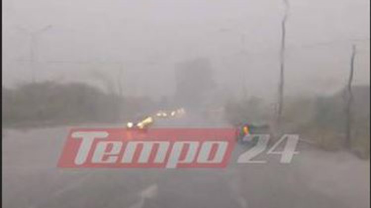 Κλειστή η Ε.Ο. Πατρών -Πύργου στο ύψος της Κάτω Αχαΐας λόγω χαλαζόπτωσης – ΤΩΡΑ