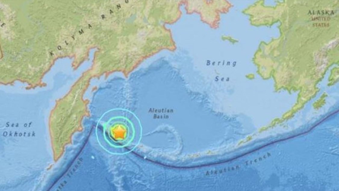 Ισχυρός σεισμός 7,8 Ρίχτερ στον Βόρειο Ειρηνικό Ωκεανό