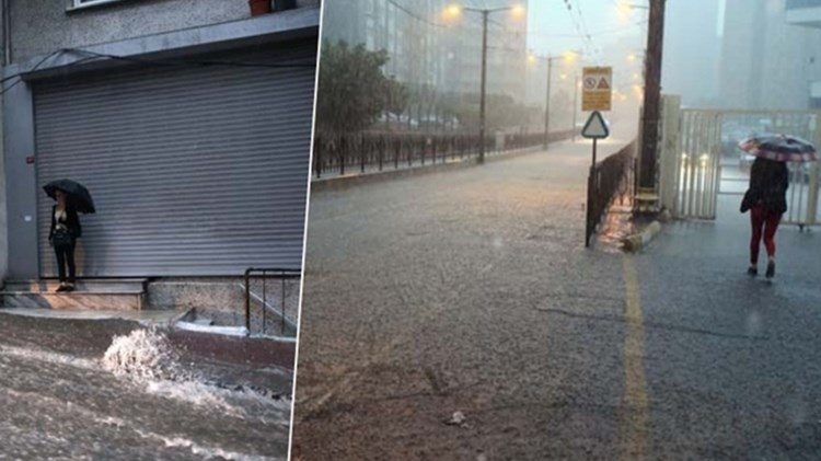 Πλημμύρισε η Κωνσταντινούπολη: Προειδοποιούν άτομα κάτω από 1,60 να μην κυκλοφορούν στους δρόμους – ΒΙΝΤΕΟ