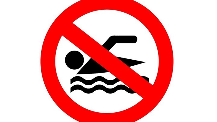 Που απαγορεύεται να κάνετε μπάνιο στην Βοιωτία