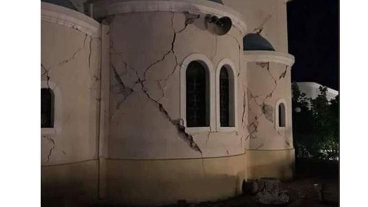 Σοβαρότατες ζημιές στην εκκλησία της Αγίας Παρασκευής στην Κω – ΤΩΡΑ