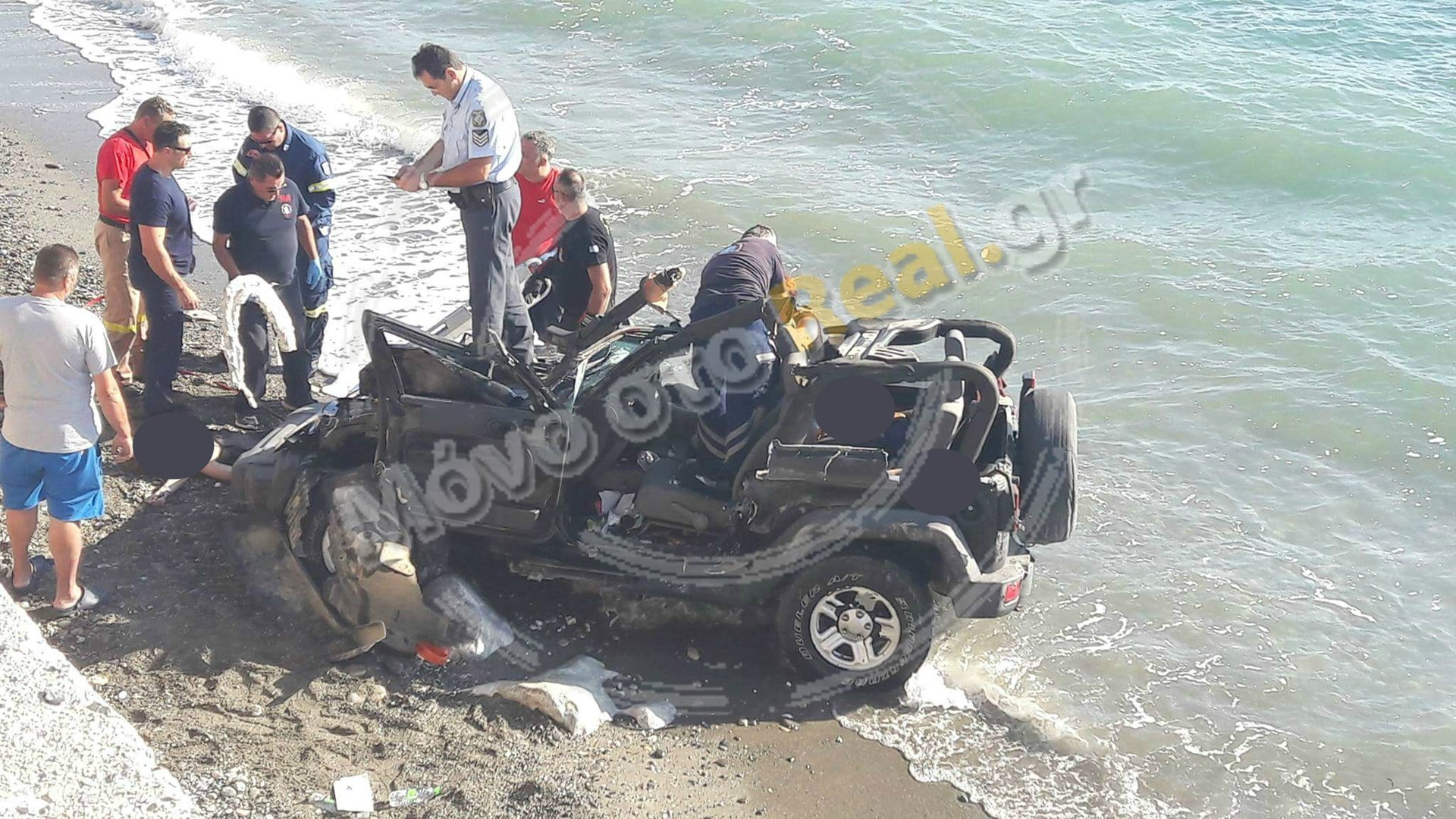 Συγκλονιστικές ΦΩΤΟ από το τροχαίο δυστύχημα στην Κύμη 