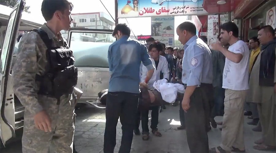 Αιματηρή έκρηξη στην Καμπούλ με 35 νεκρούς – Οι Ταλιμπάν ανέλαβαν την ευθύνη – ΦΩΤΟ
