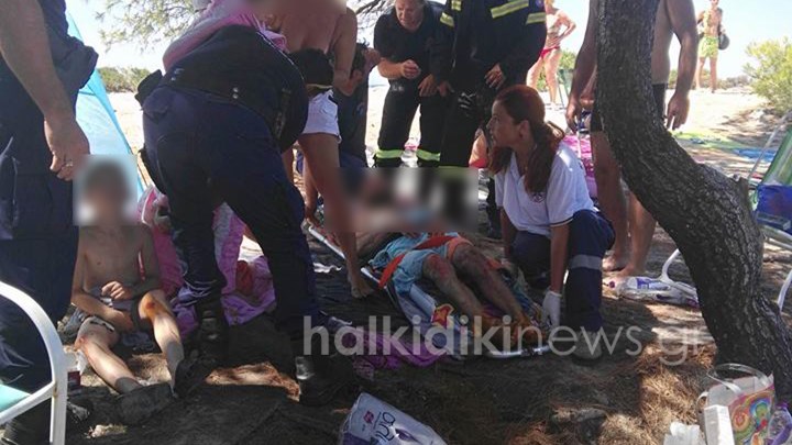 Τρόμος στην Χαλκιδική – Έσκασε γκαζάκι σε σκηνή οικογένειας που έκανε ελεύθερο κάμπινγκ – ΒΙΝΤΕΟ – ΦΩΤΟ