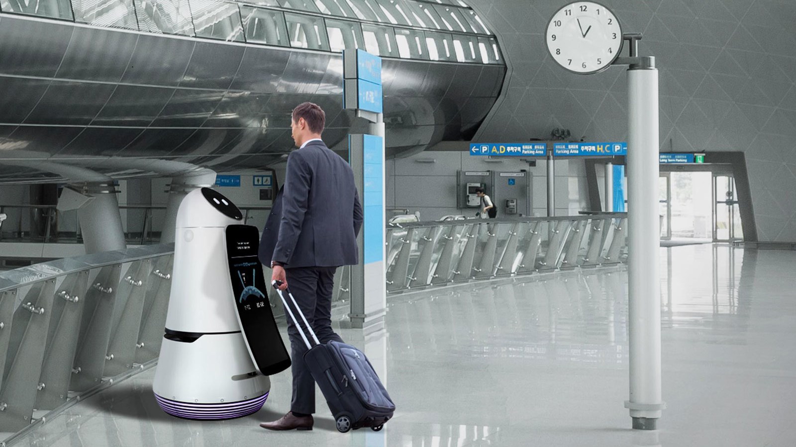 Ρομπότ υποδέχονται τους ταξιδιώτες στο αεροδρόμιο της Σεούλ – ΦΩΤΟ