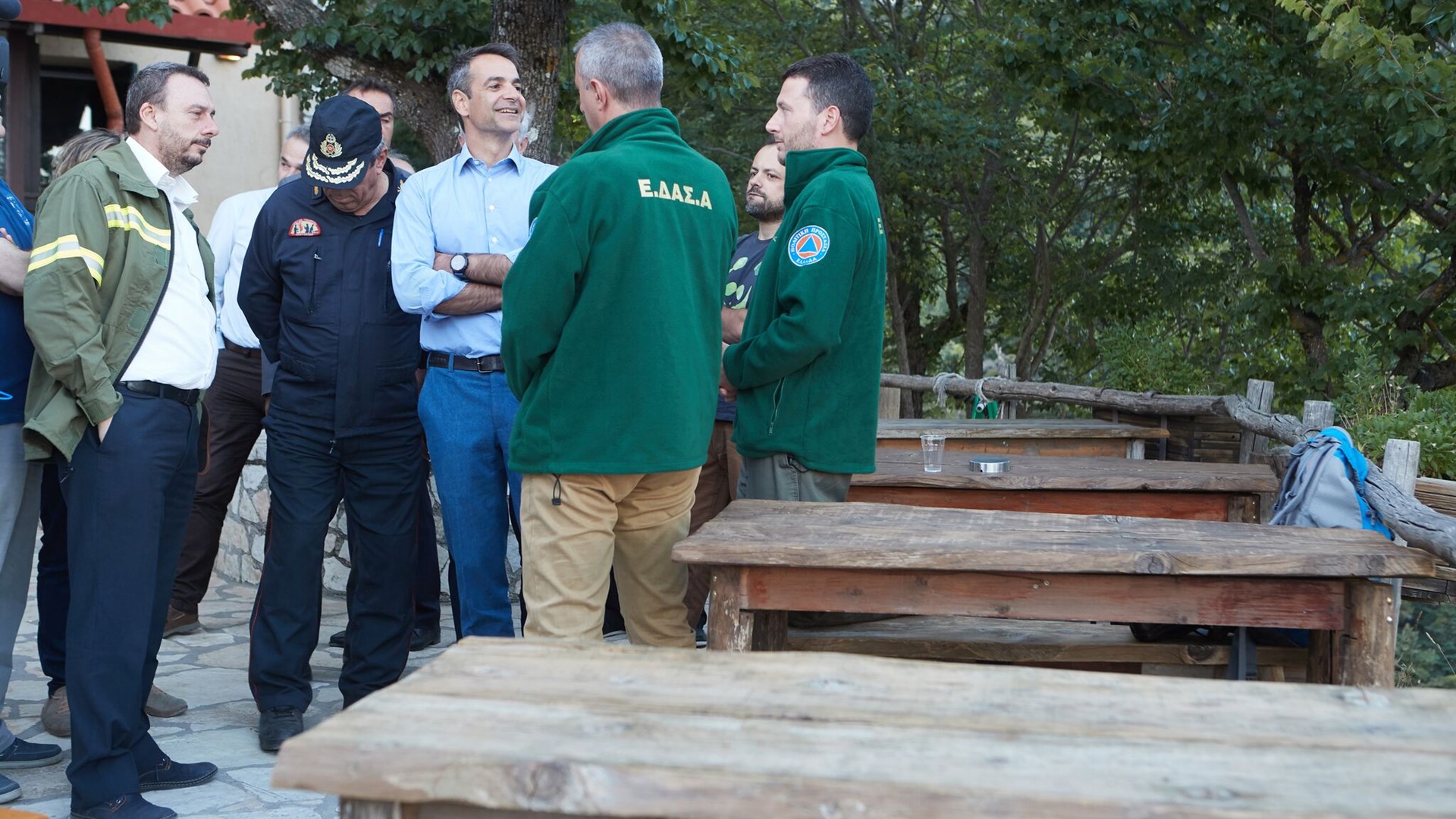 Τον εθνικό δρυμό Πάρνηθας επισκέφθηκε ο Κυριάκος Μητσοτάκης – ΦΩΤΟ